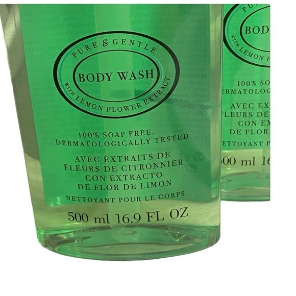 Bundle of 2 Pears Pure & Gentle‎ Body Wash with Lemon Flower Extract 16.9oz size - Picture 2 of 3